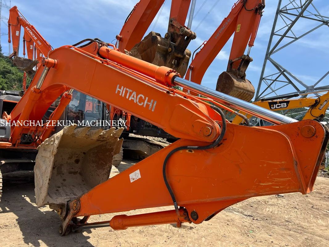Ekskavator Hitachi ZX120-6 14165 jam untuk Kebutuhan Bisnis Kapasitas Tangki Bahan Bakar 240 L Tekanan Hidrolik 34.3 MPa