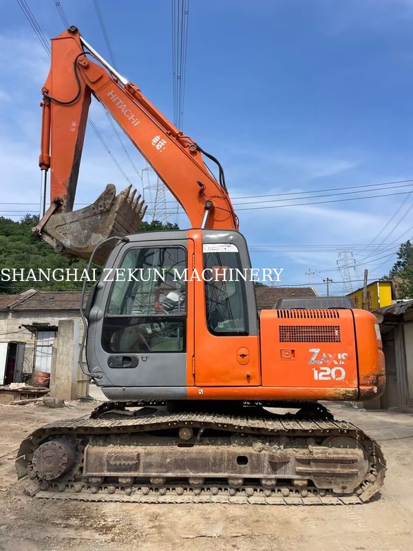Hitachi ZX120-6 Excavator Digunakan Dengan Panjang Lengan 2,5m Dan 210mm Max Dumping Height 11158hrs