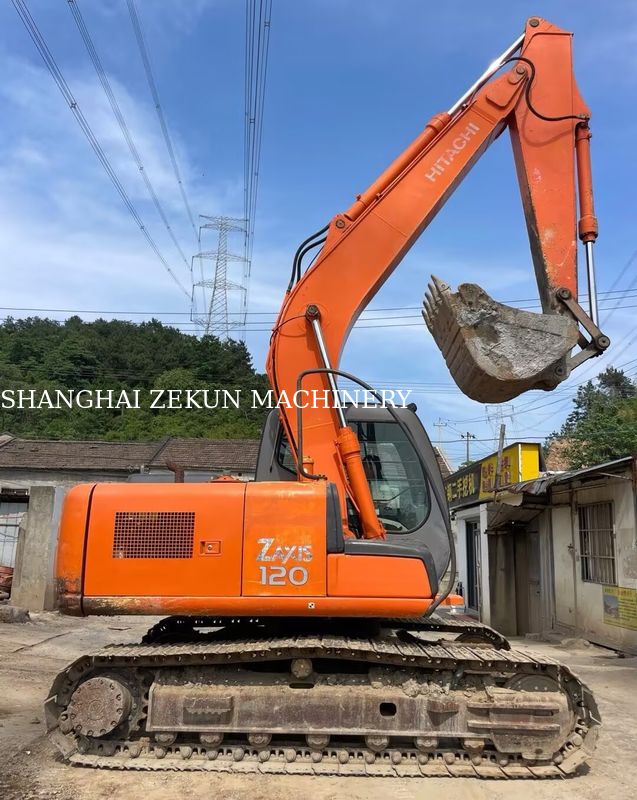 Hitachi ZX120-6 Excavator Digunakan Dengan Panjang Lengan 2,5m Dan 210mm Max Dumping Height 11158hrs