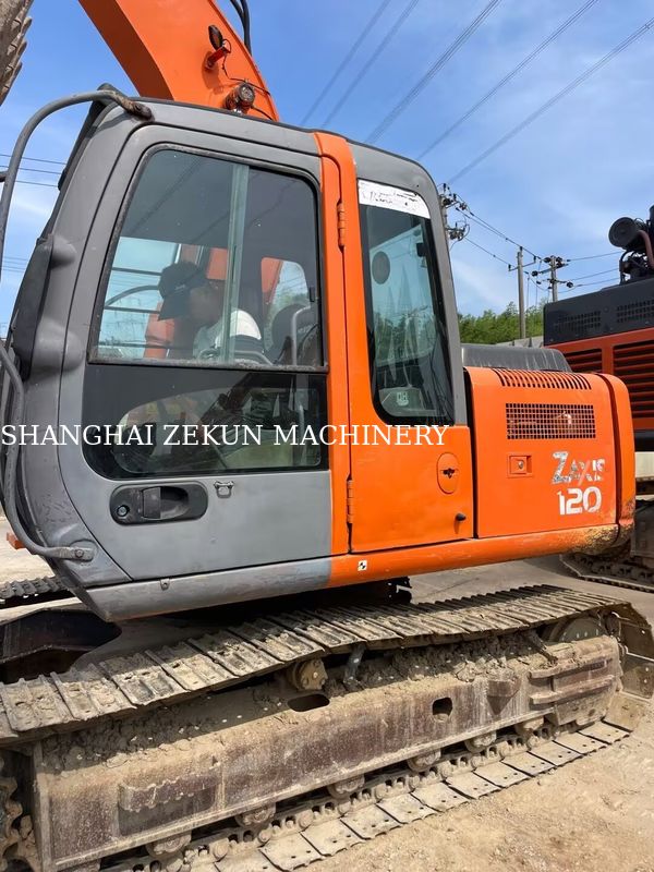 Hitachi ZX120-6 Excavator Digunakan Dengan Panjang Lengan 2,5m Dan 210mm Max Dumping Height 11158hrs