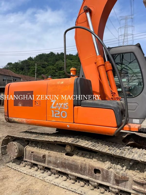 Hitachi ZX120-6 Excavator Digunakan Dengan Panjang Lengan 2,5m Dan 210mm Max Dumping Height 11158hrs