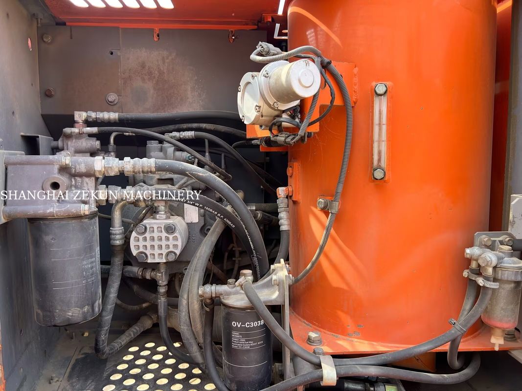 Digunakan Hitachi ZX130-6 Excavator Dengan 11053hrs 4.6m Boom Panjang 34.3 MPa Tekanan hidraulik