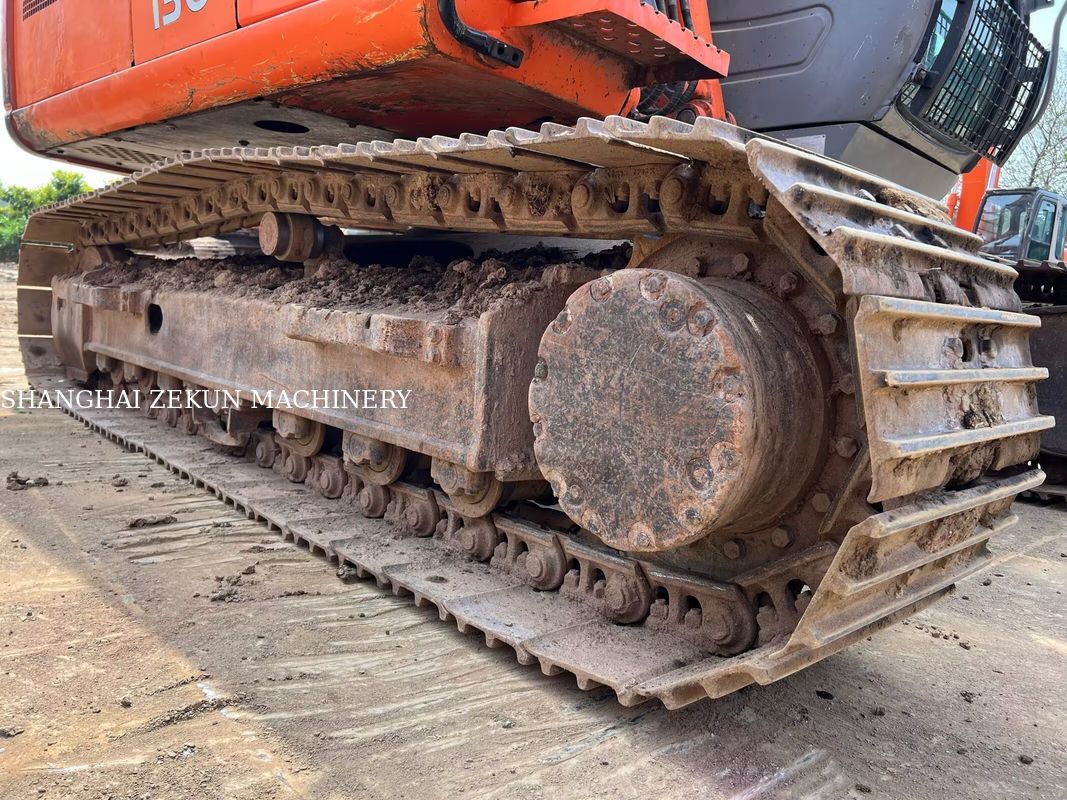 Digunakan Hitachi ZX130-6 Excavator Dengan 11053hrs 4.6m Boom Panjang 34.3 MPa Tekanan hidraulik