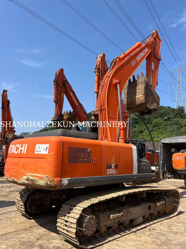 Hitachi ZX200-3G Excavator 12081hrs Kecepatan perjalanan 3.5 / 5.5 Km/h Cab Fitur Multifunction Display