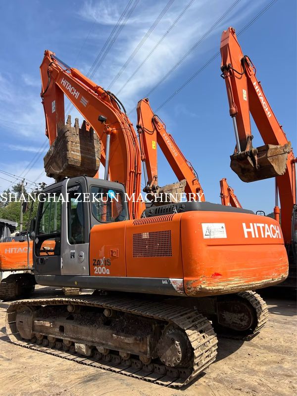 Hitachi ZX200-3G Excavator 12081hrs Kecepatan perjalanan 3.5 / 5.5 Km/h Cab Fitur Multifunction Display