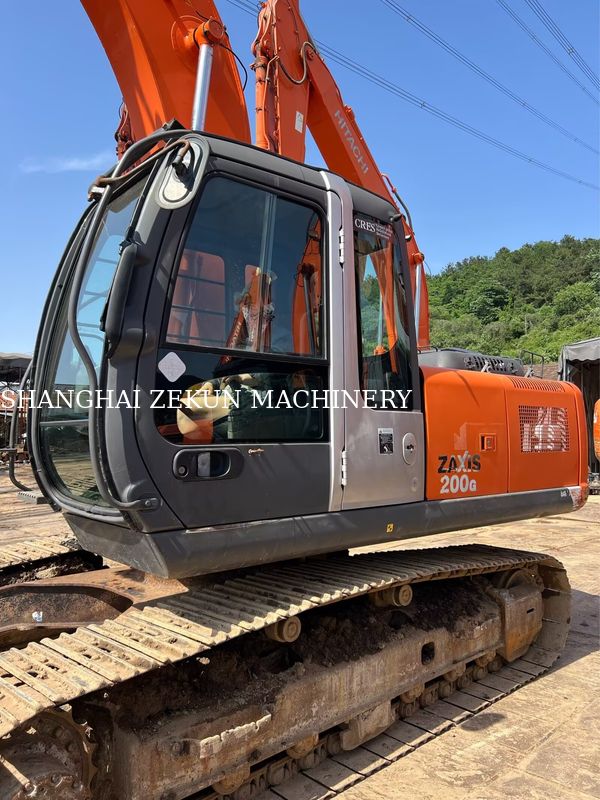 Hitachi ZX200-3G Excavator 12081hrs Kecepatan perjalanan 3.5 / 5.5 Km/h Cab Fitur Multifunction Display